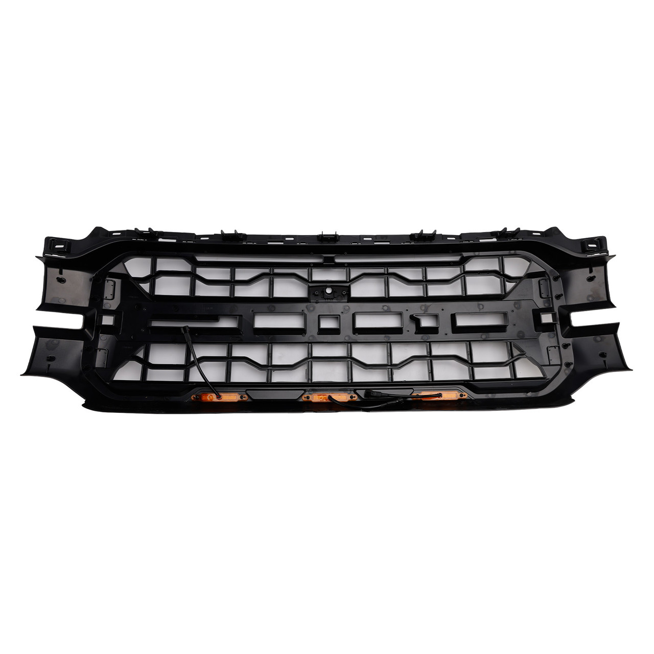 2024+ Ford F150 With LED Light 1* Front Bumper Grille With Letters Black Generic