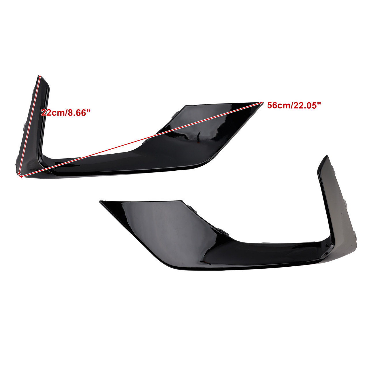 2018-2021 Ford Focus ST+ST LINE MK4 1* Foglight Surround Trim Black Generic