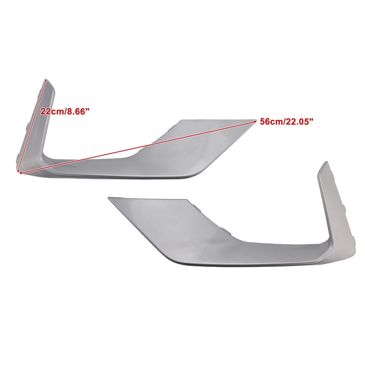 2018-2021 Ford Focus ST+ST LINE MK4  1* Foglight Surround Trim Silver Generic