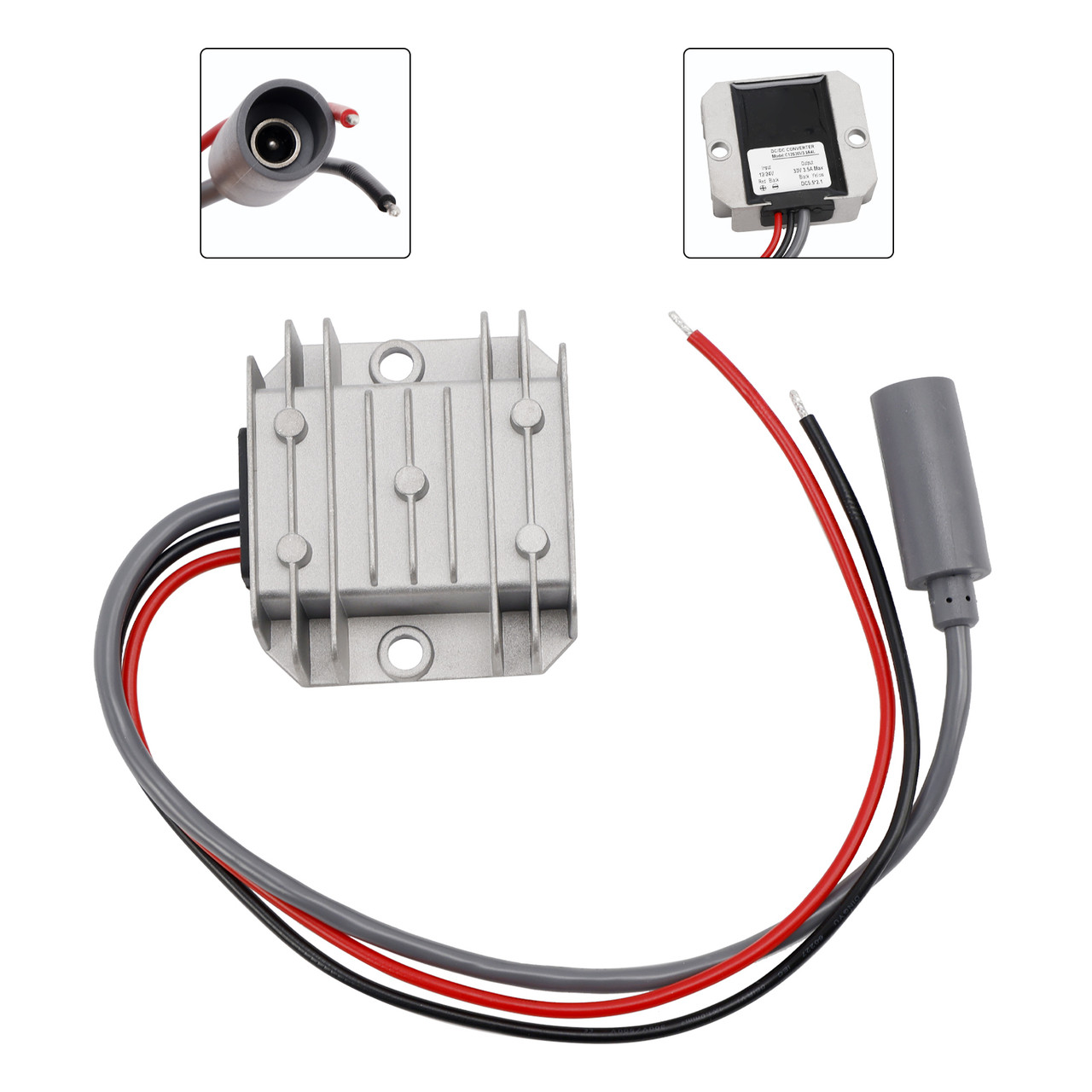 Mini 12V Adapter DC Step Up Converter 12V/24V To 30V 3.5A 105W Smart Boost