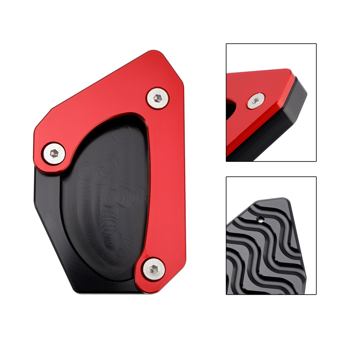 2011-2024 Suzuki V-strom 650 DL650 XT Kickstand Side Stand Extension Pad Red Generic