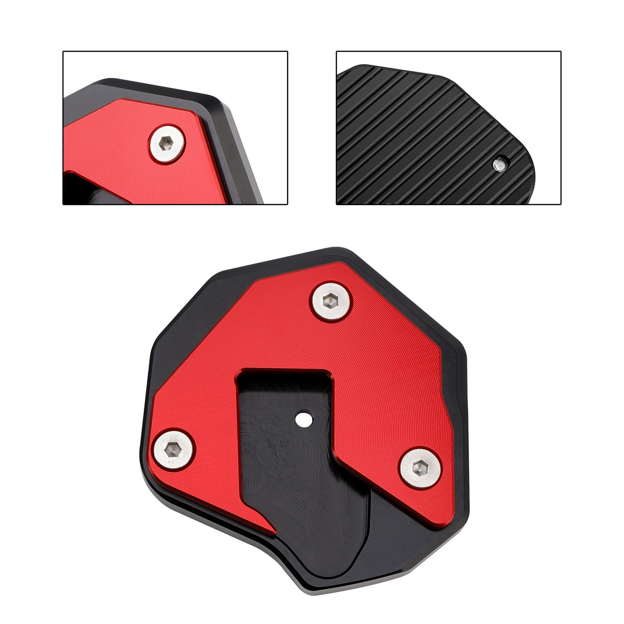 2008-2020 Suzuki GSXR1300R Kickstand Side Stand Extension Pad Red Generic