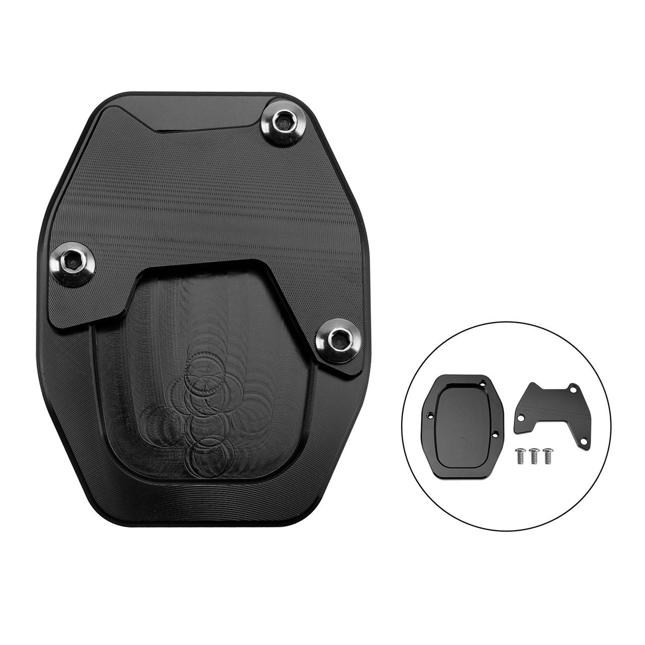 2021-2025 Honda X-ADV NSS750 Foza 750 Kickstand Side Stand Extension Pad Black Generic