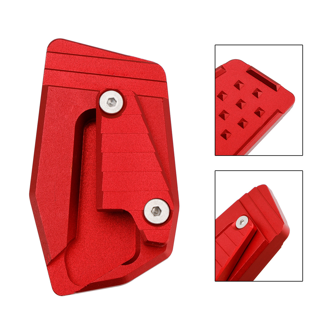 2017-2025 BMW K1600 Kickstand Side Stand Extension Pad Red Generic