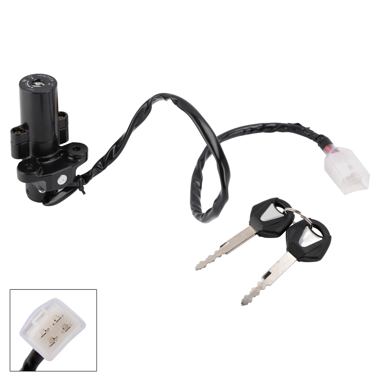 2019-2024 Yamaha YZF250-A YZF320-A YZF 4-Wire Ignition Switch Lock with Keys BS7-H2501-00 Generic