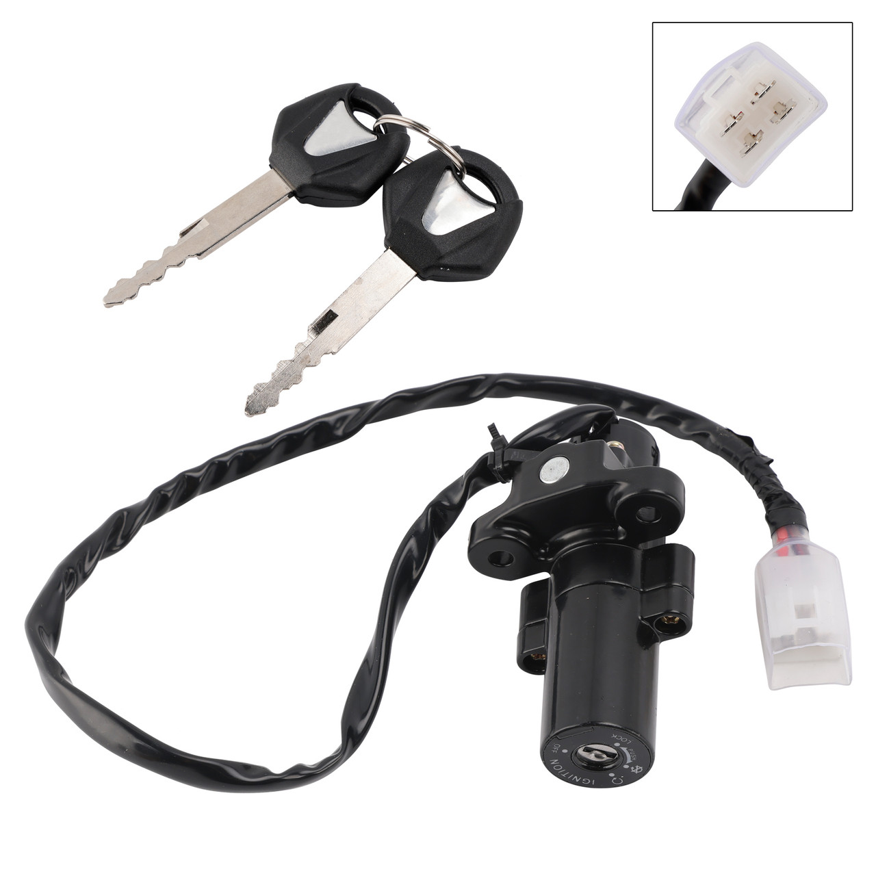 2019-2024 Yamaha YZF250-A YZF320-A YZF 4-Wire Ignition Switch Lock with Keys BS7-H2501-00 Generic
