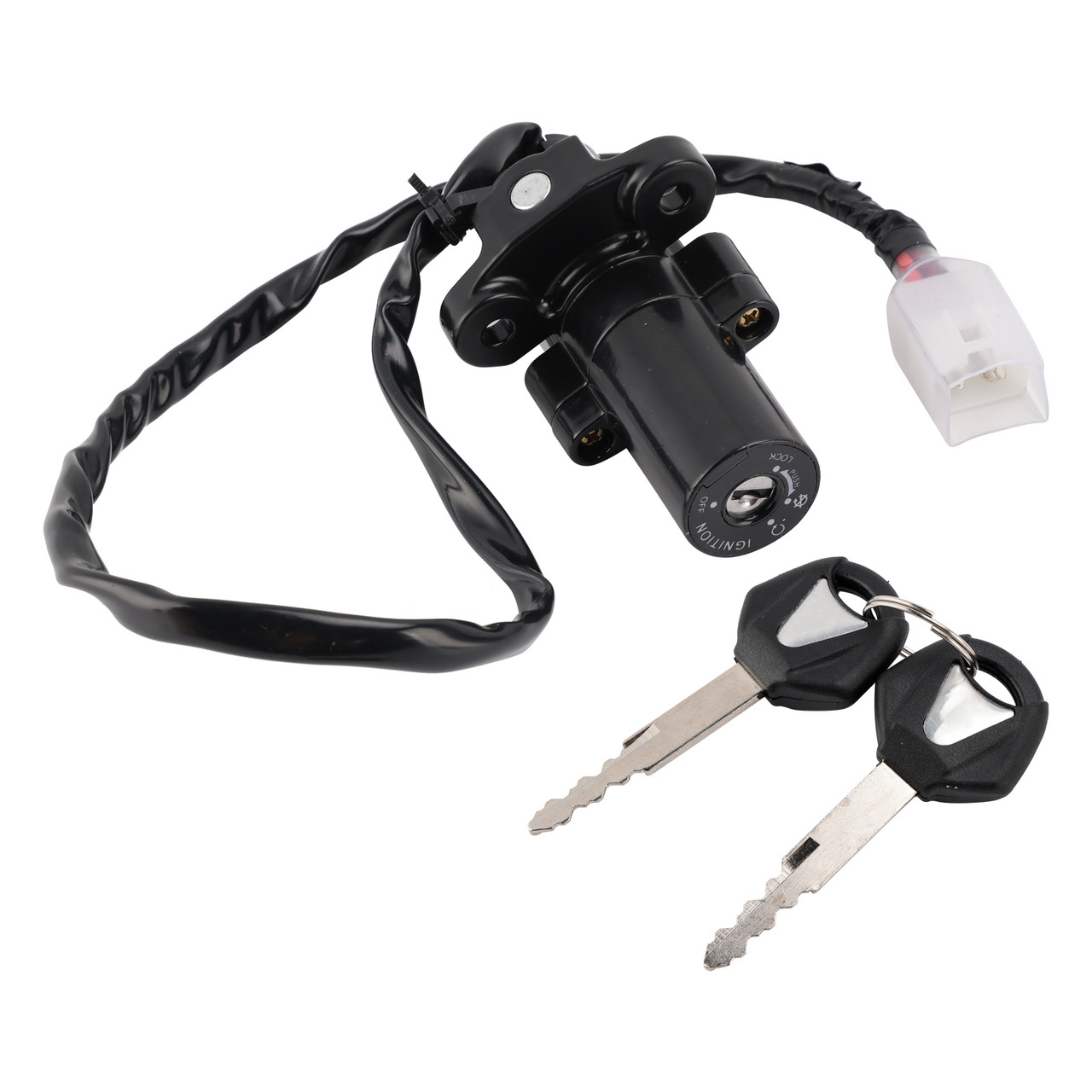 2020-2024 Yamaha MTN250-A MT25 MTN320-A MT03 4-Wire Ignition Switch Lock with Keys BS7-H2501-00 Generic