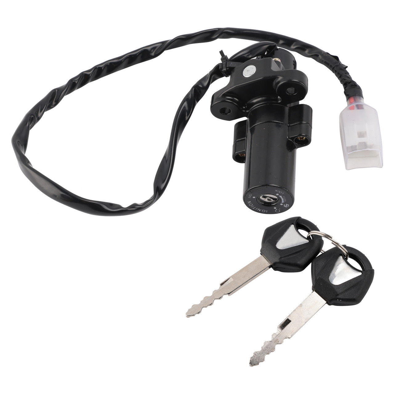 2020-2024 Yamaha MTN250-A MT25 MTN320-A MT03 4-Wire Ignition Switch Lock with Keys BS7-H2501-00 Generic