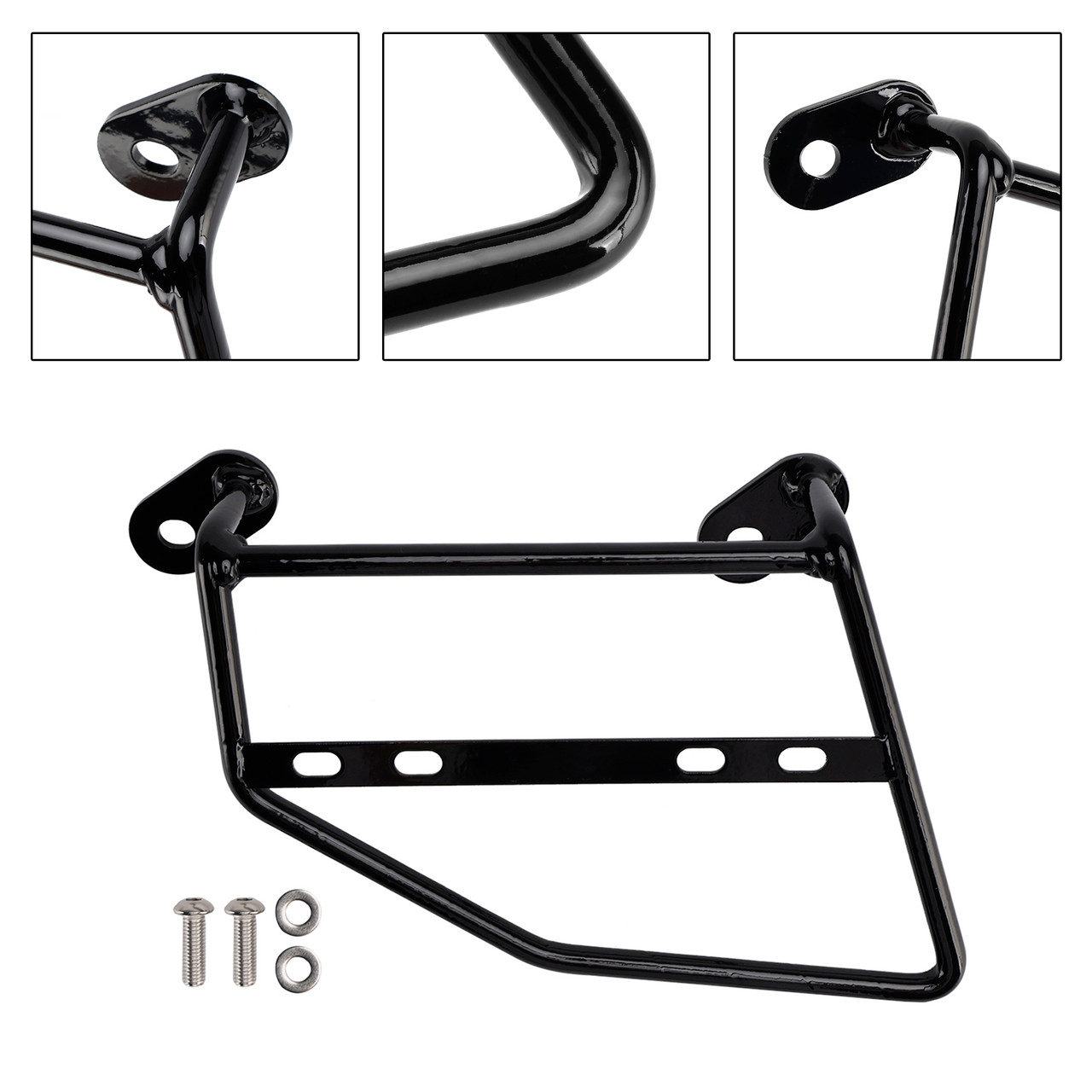 2025 Honda Cmx500 Cmx300 Cmx250 Left Luggage Rack Side Saddle Bag Mount Bracket Black Generic