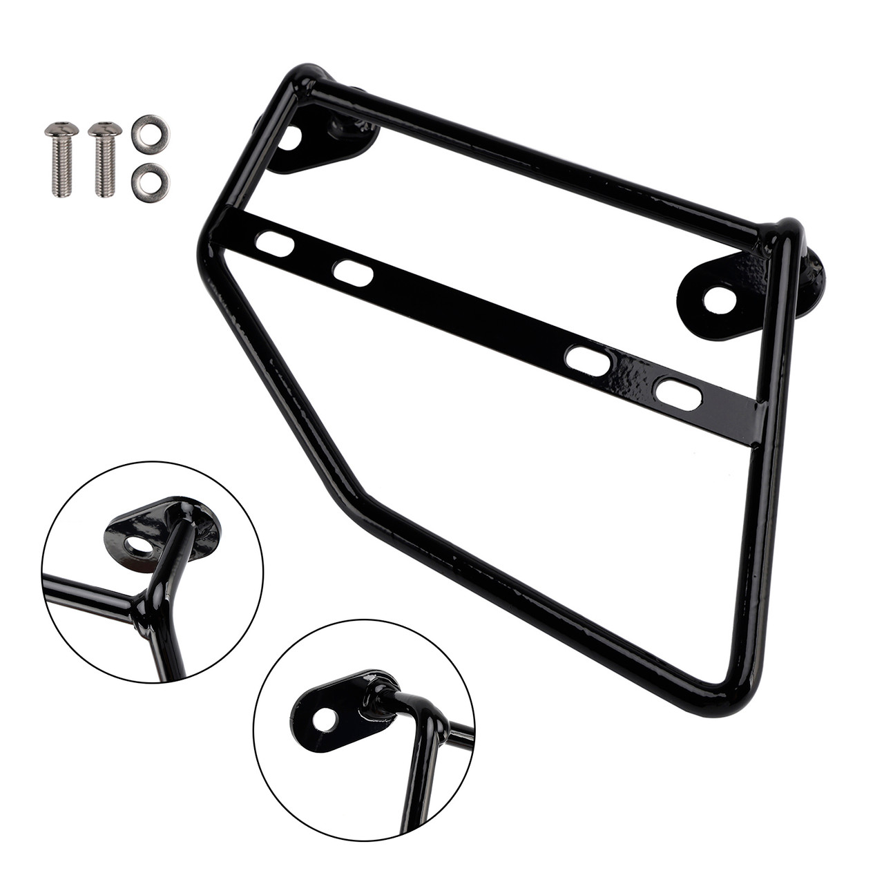 2025 Honda Cmx500 Cmx300 Cmx250 Left Luggage Rack Side Saddle Bag Mount Bracket Black Generic