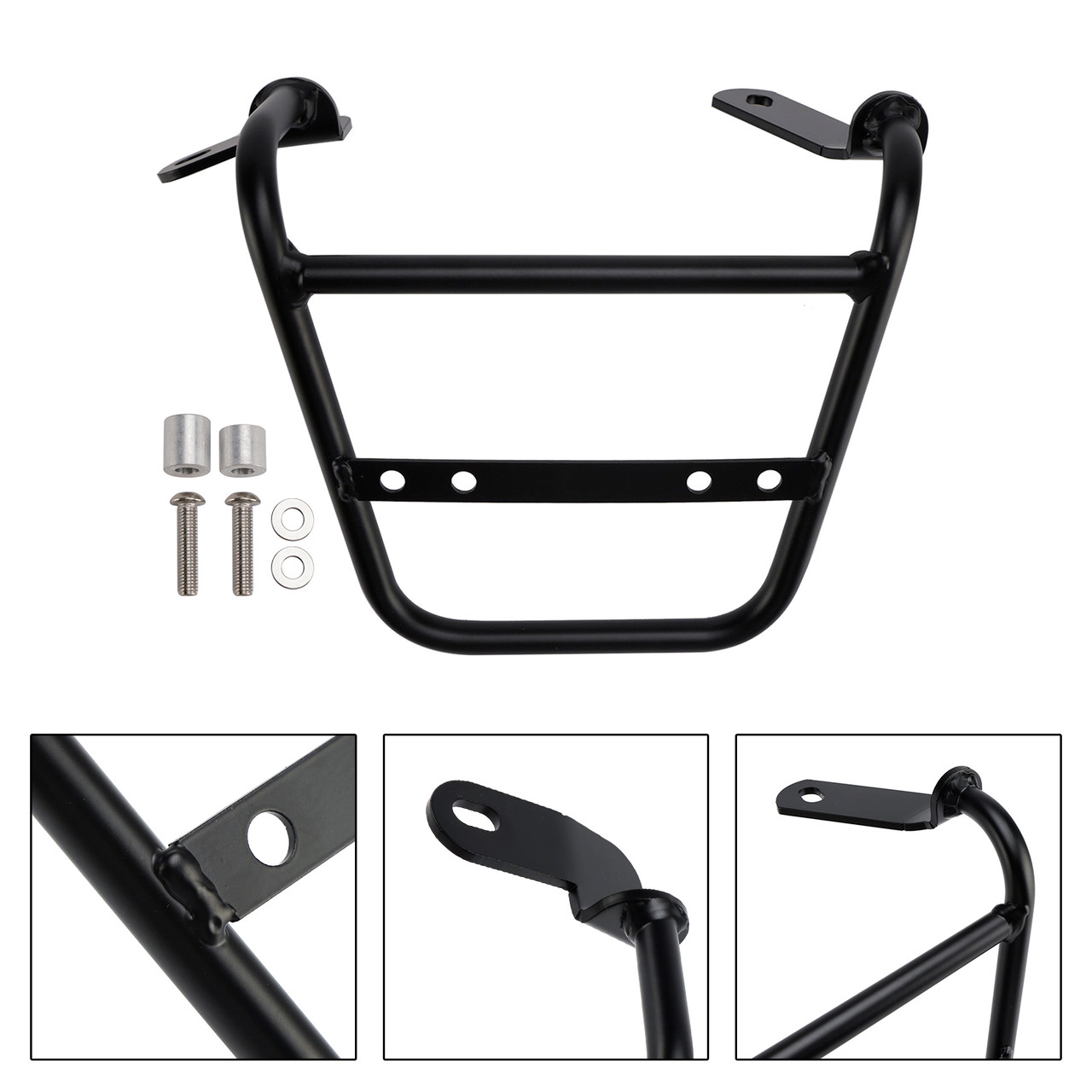 2024-2025 BMW R12 nineT Left Luggage Rack Side Saddle Bag Mount Bracket Black Generic