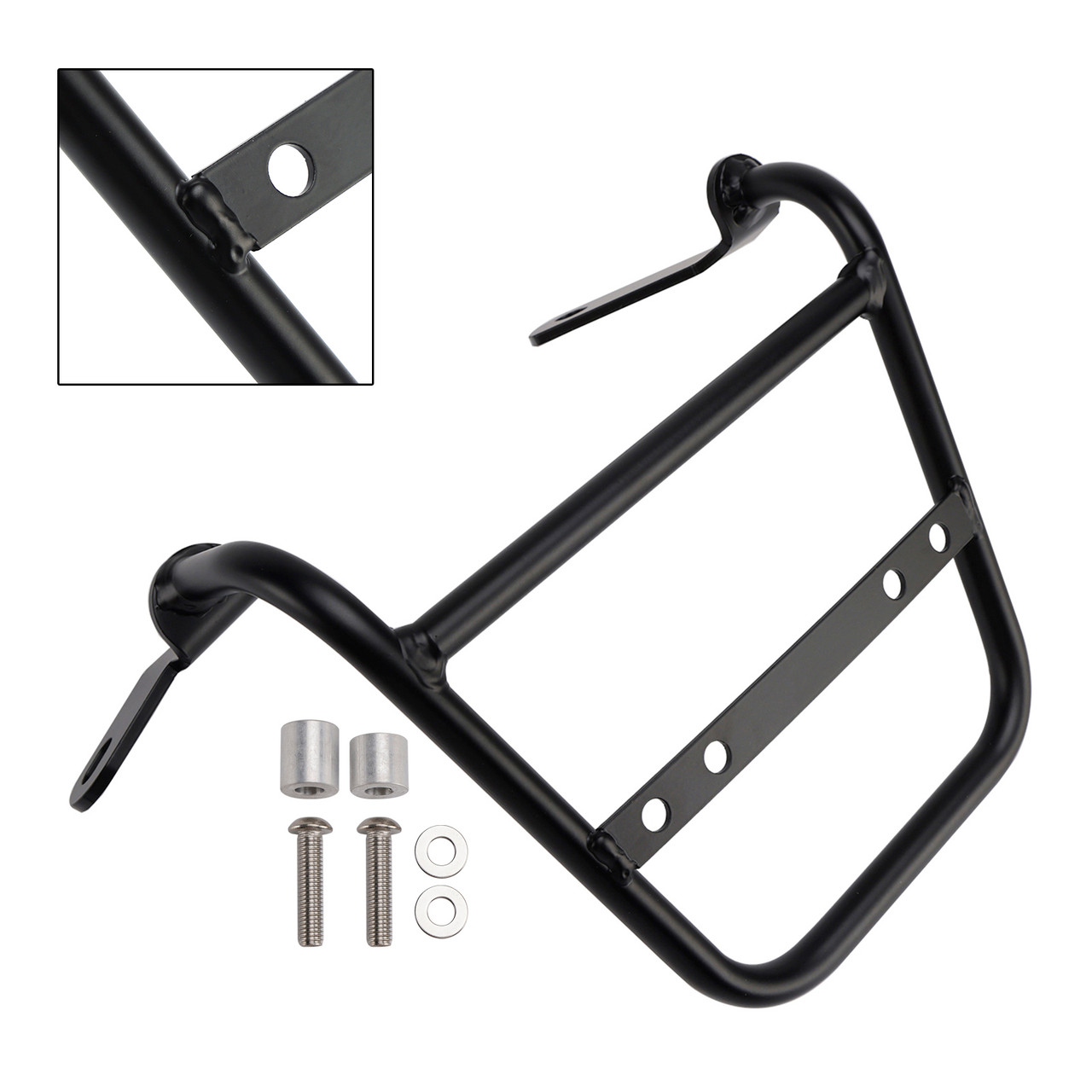 2024-2025 BMW R12 nineT Left Luggage Rack Side Saddle Bag Mount Bracket Black Generic