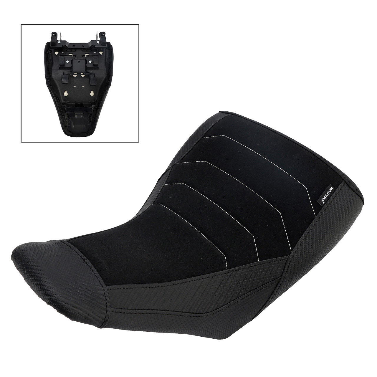 2023-2025 Suzuki V-Strom DL1050 Front Raider Seat Driver Cushion Lower Black Generic