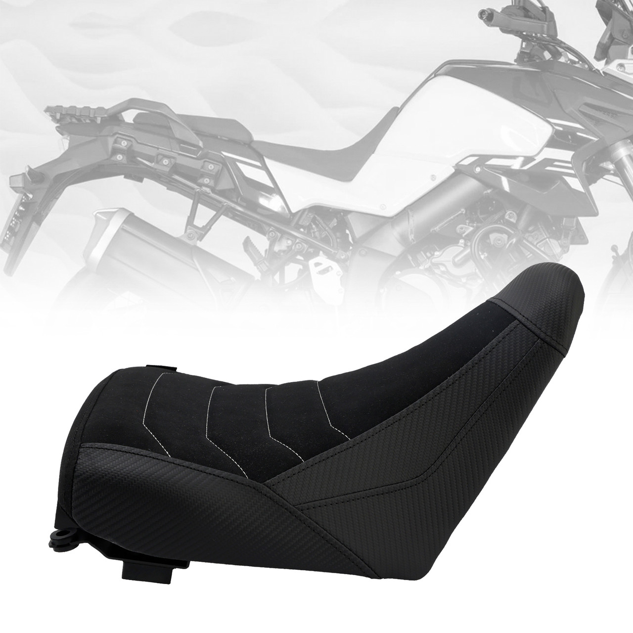 2023-2025 Suzuki V-Strom DL1050 Front Raider Seat Driver Cushion Black Generic