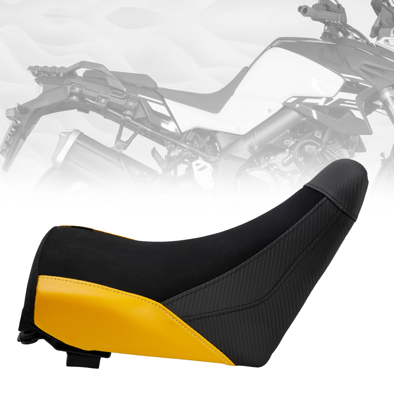 2023-2025 Suzuki V-Strom DL1050 Front Raider Seat Driver Cushion Yellow Generic