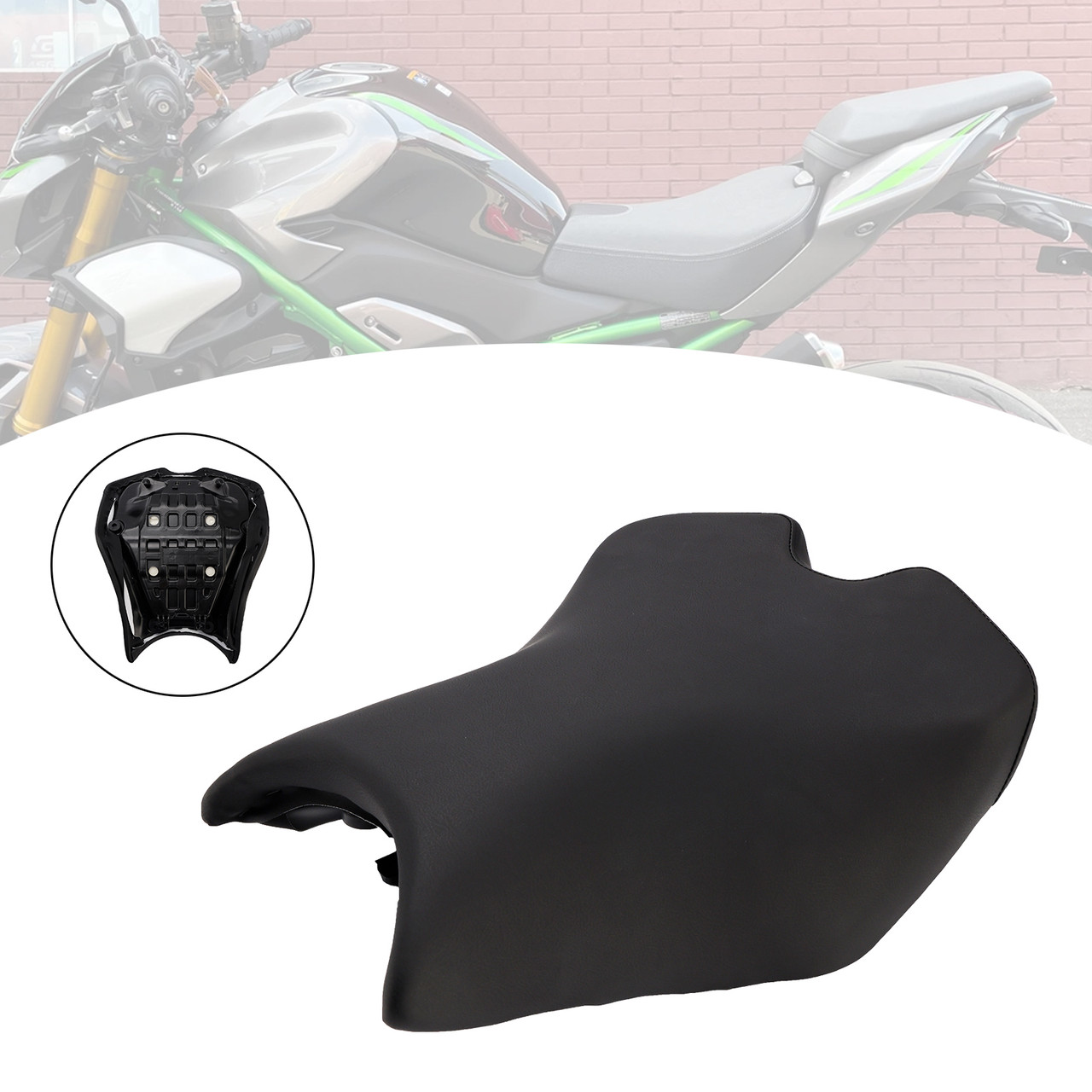 2025 Kawasaki Ninja Z900 Front Raider Seat Driver Cushion Black Generic