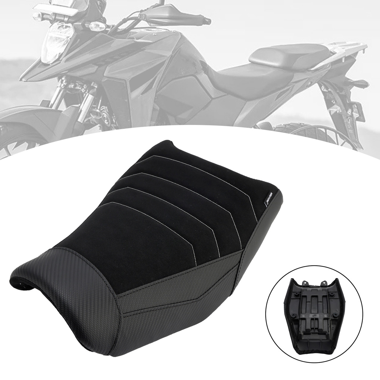 2024-2025 Suzuki V-Strom250sx Front Raider Seat Driver Cushion Black Generic