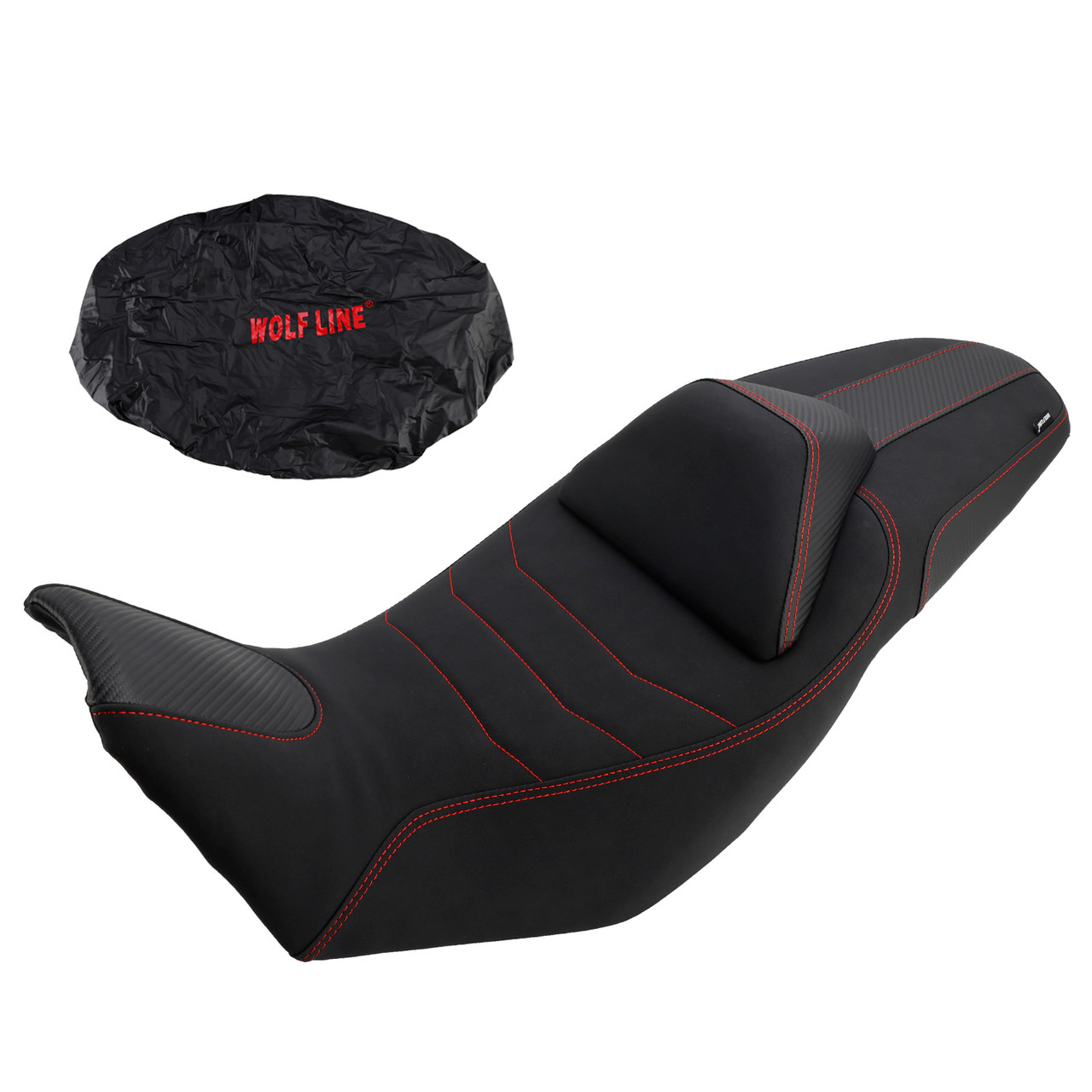 2024-2025 Honda Nx400 Nx500 Rider Passenger Seat Front Rear Cushion Red standard Generic