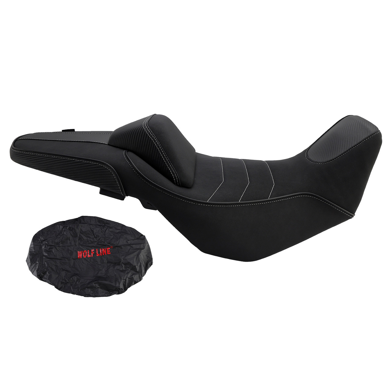 2024-2025 Honda Nx400 Nx500 Rider Passenger Seat Front Rear Cushion Black 15mm higher Generic