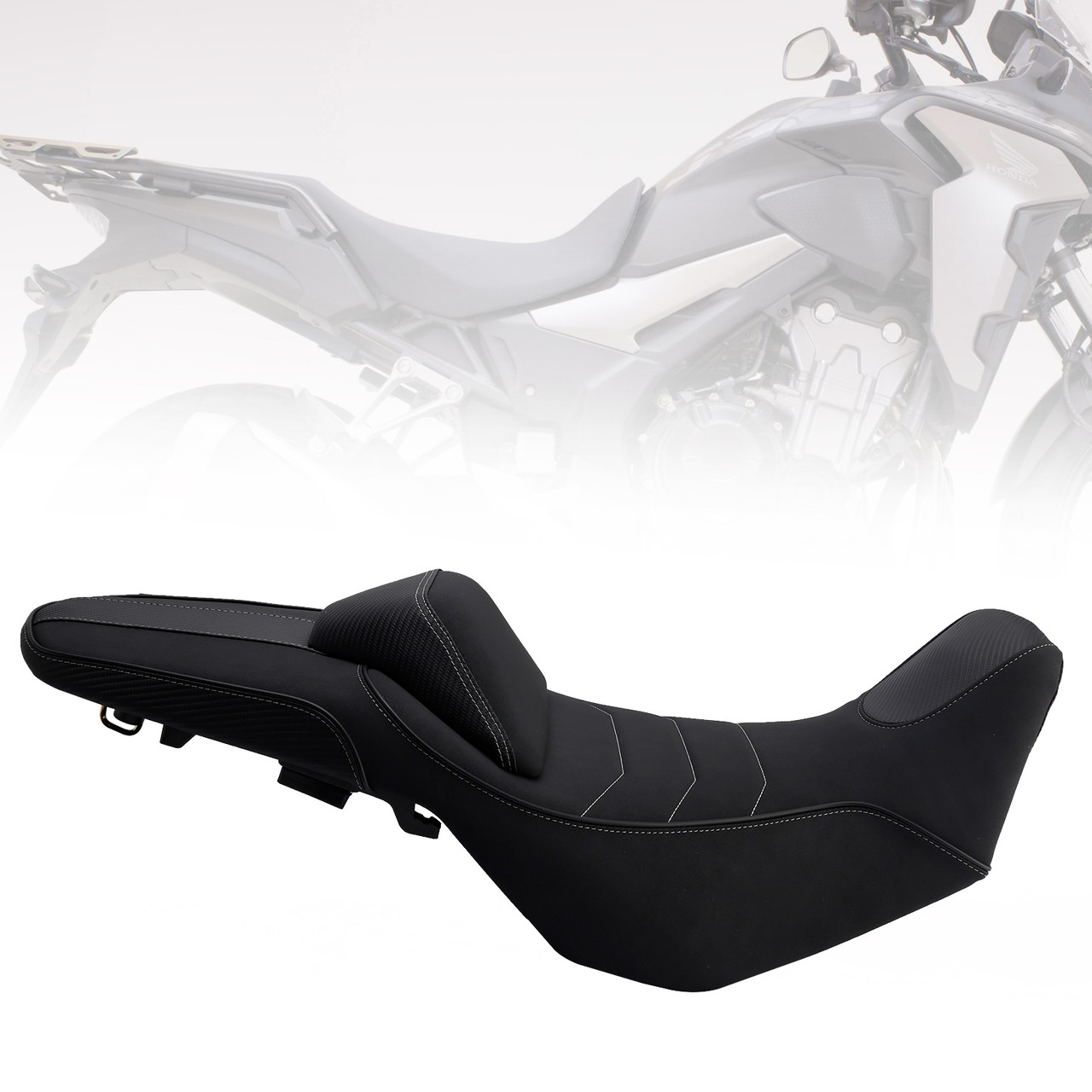 2024-2025 HONDA NX400 NX500 Rider Passenger Seat Front Rear Cushion Black Generic