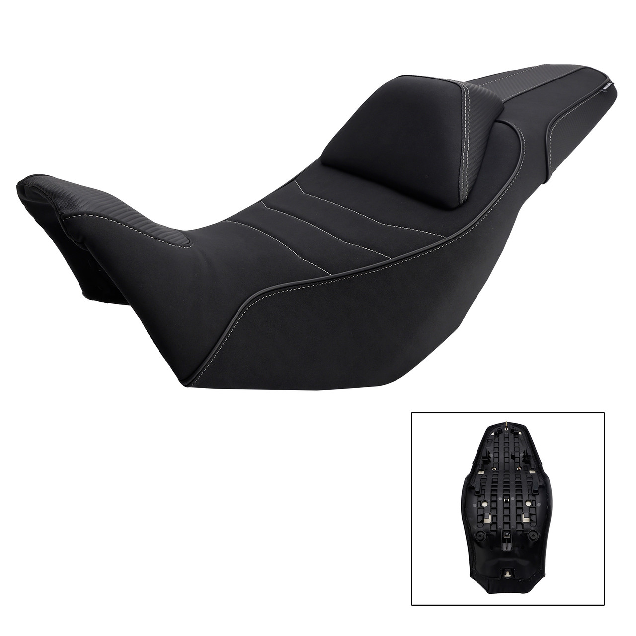 2024-2025 HONDA NX400 NX500 Rider Passenger Seat Front Rear Cushion Black Generic