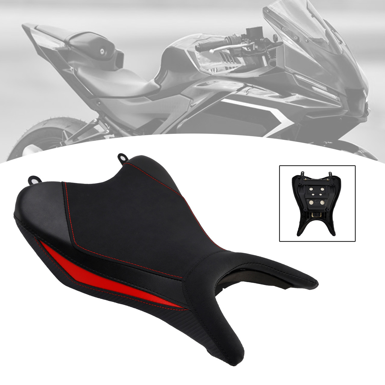 2025+ YAMAHA YZF-R3 MT-03 Front Raider Seat Driver Cushion Red Generic