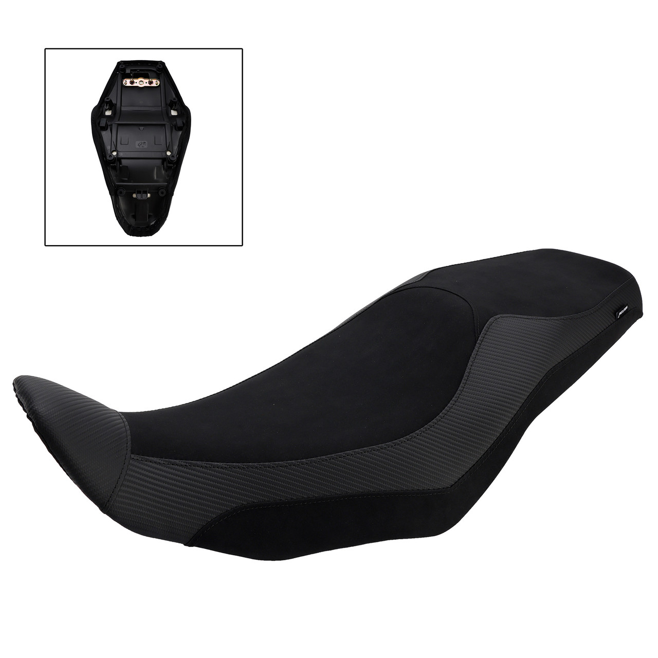 2024-2025 SUZUKI V-Strom800 Rider Passenger Seat Front Rear Cushion Black Generic