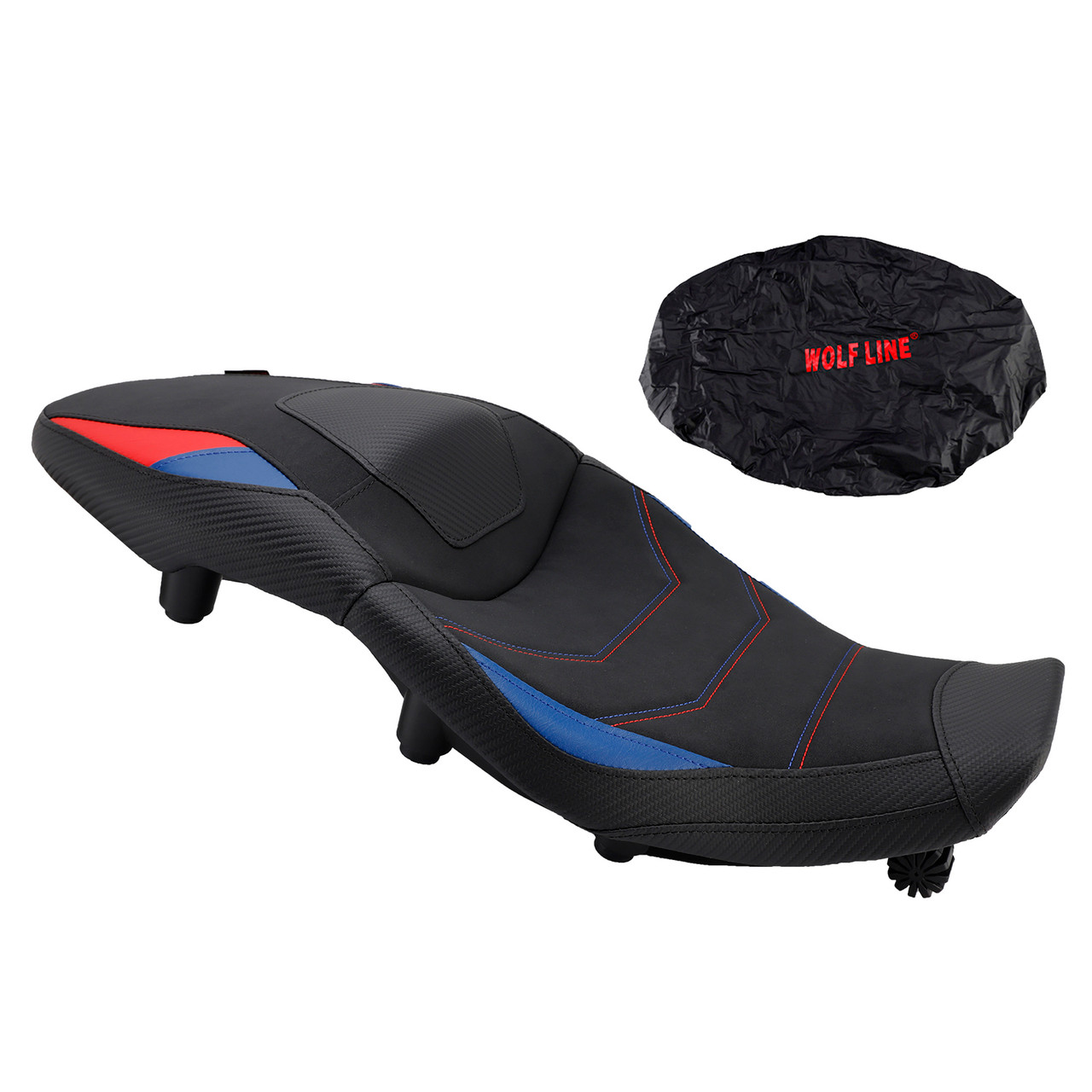 2020-2024 BMW S1000XR Rider Passenger Seat Front Rear Cushion -40Mm Blue Generic