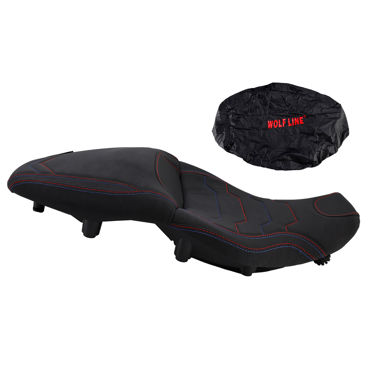 2024-2025 BMW M1000XR Rider Passenger Seat Front Rear Cushion -40Mm Black Generic