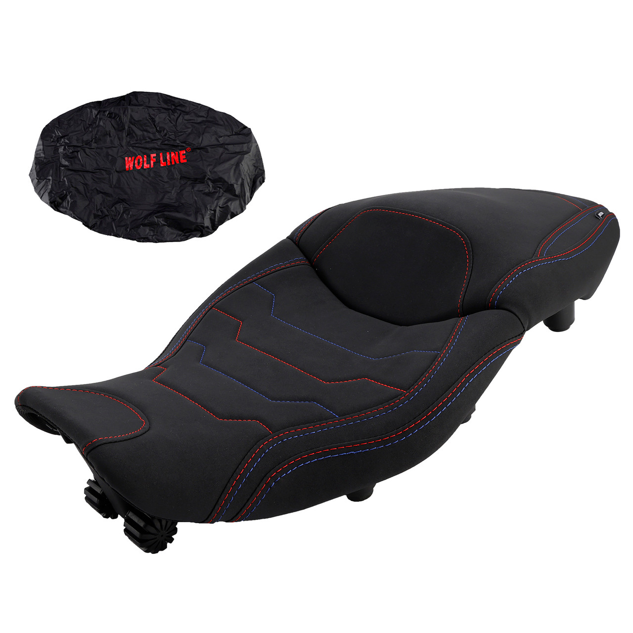 2024-2025 BMW M1000XR Rider Passenger Seat Front Rear Cushion -40Mm Black Generic