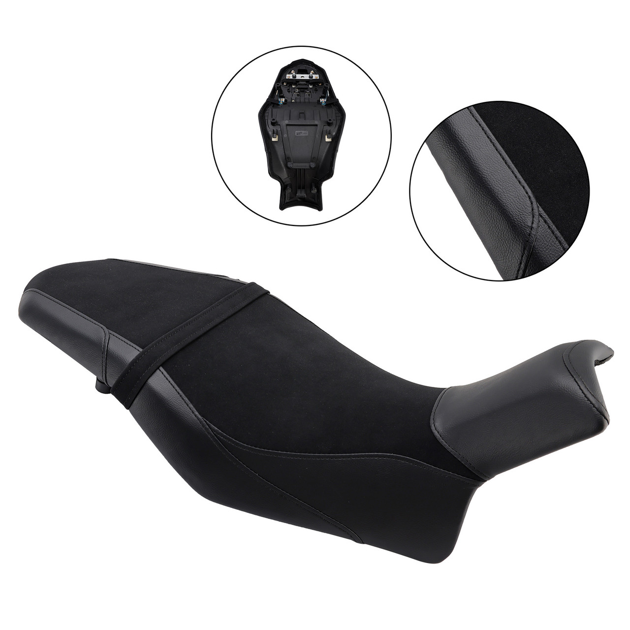 2019-2024 Suzuki Katana Rider Passenger Seat Front Rear Cushion +20Mm Black Generic