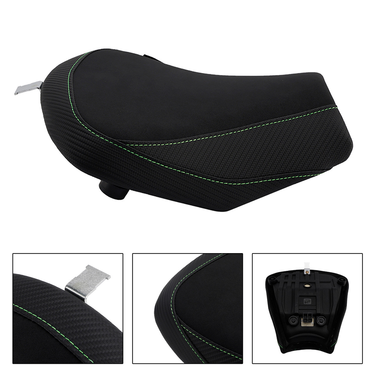 2017-2025 Kawasaki Ninja 650 Z650 Front Raider Seat Driver Cushion Green Green Generic