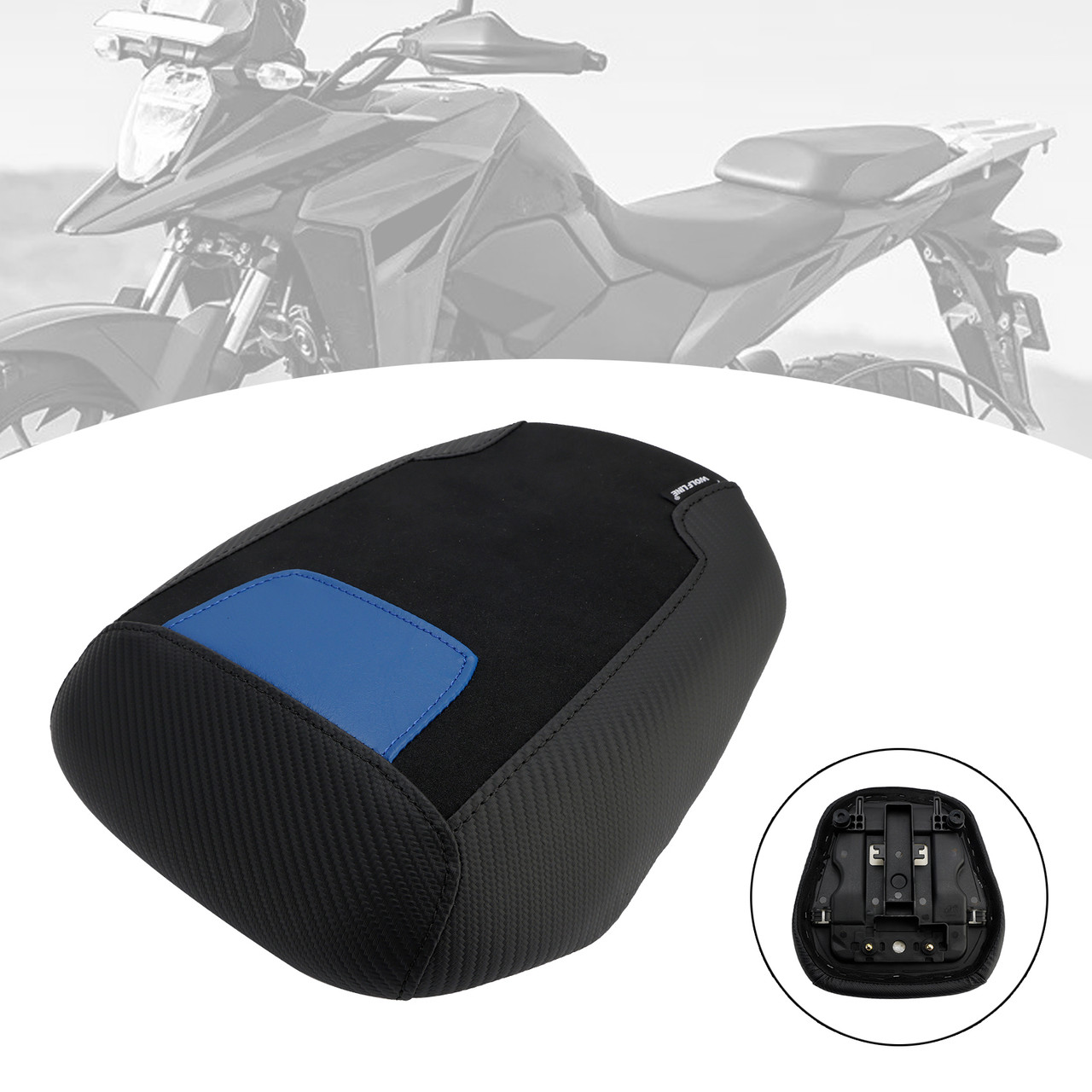 2024-2025 Suzuki V-strom250sx Rear Seat Passenger Cushion Blue Generic