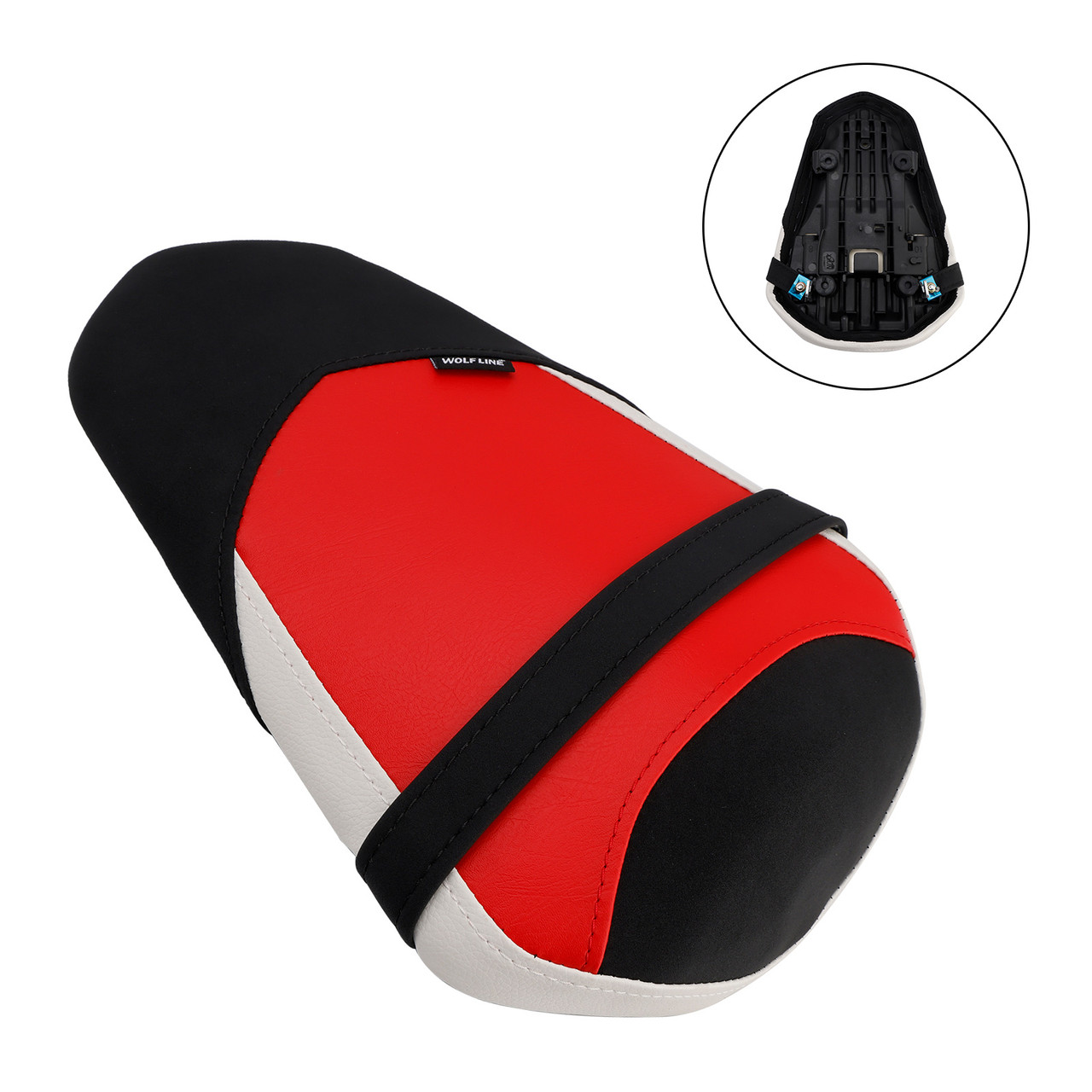 2025+ YAMAHA YZF-R3 MT-03 Rear Seat Passenger Cushion Flat White Generic