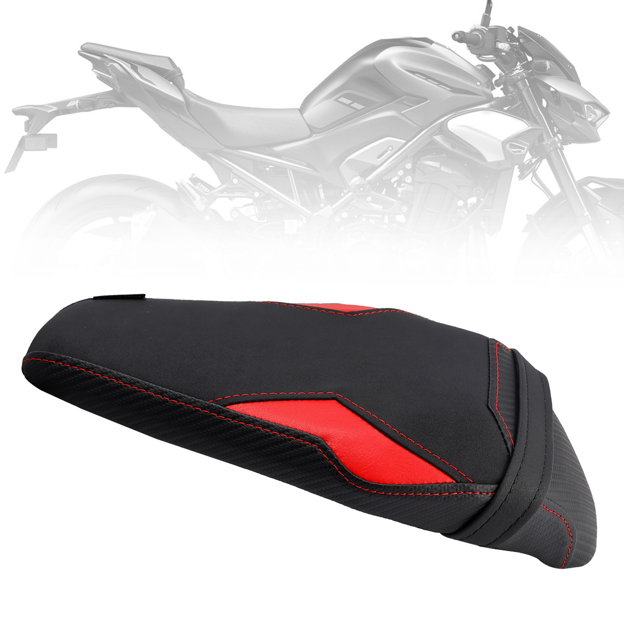 2025 Kawasaki Ninja 900 Z900 Rear Seat Passenger Cushion Flat RedA Generic