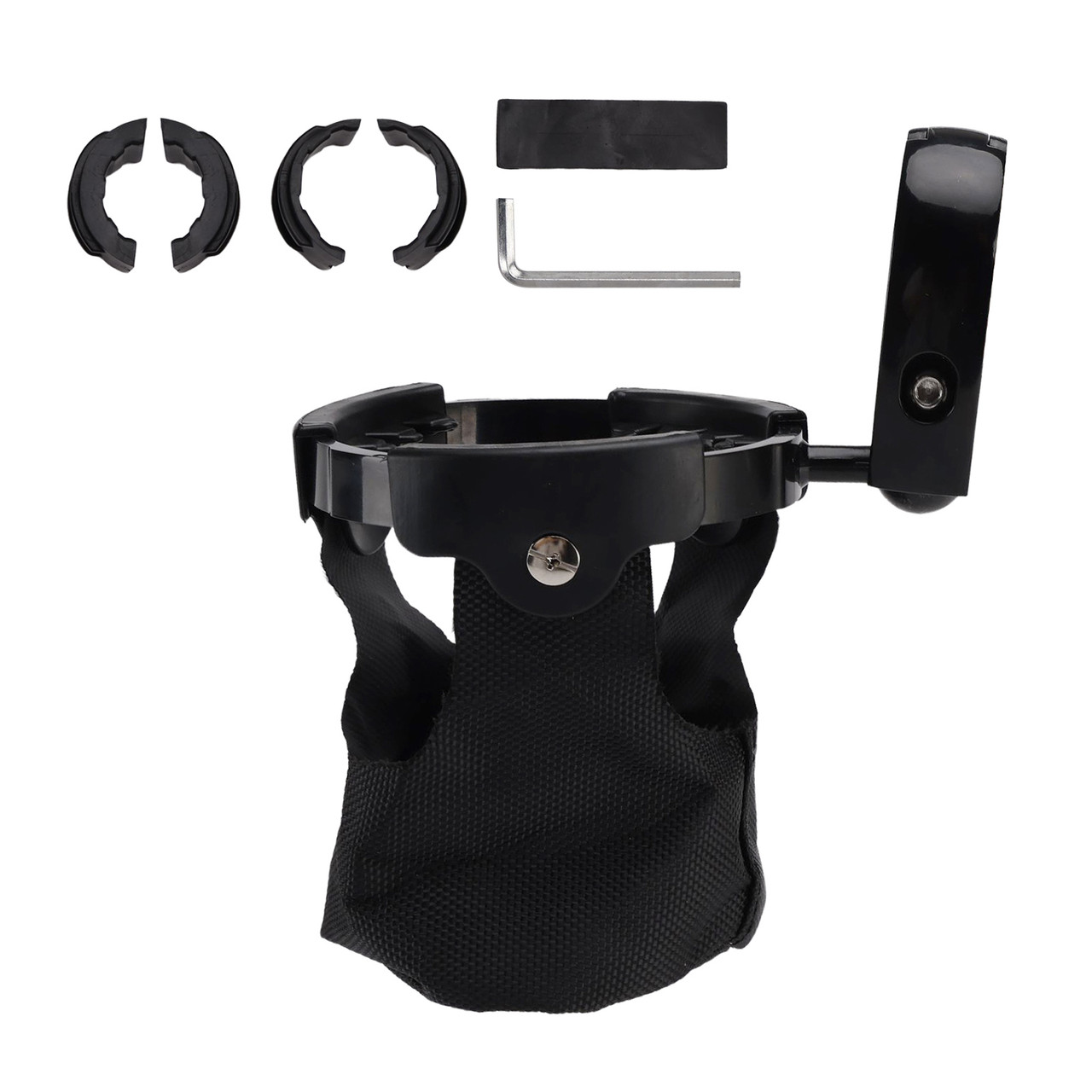 Utv Polaris Ranger Cup Bracket Holder Bottle Cargo Carrier Black Generic