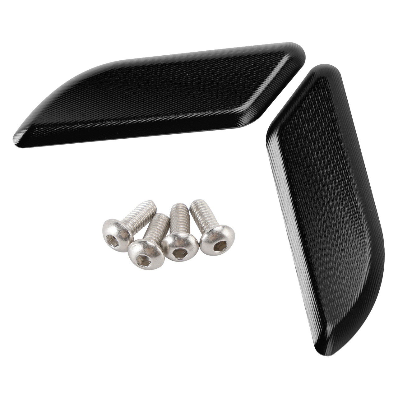 2015-2017 Ducati 959 Panigale 1299 Panigale CNC Racing Mirror Block Off Blanking Plates Black Generic