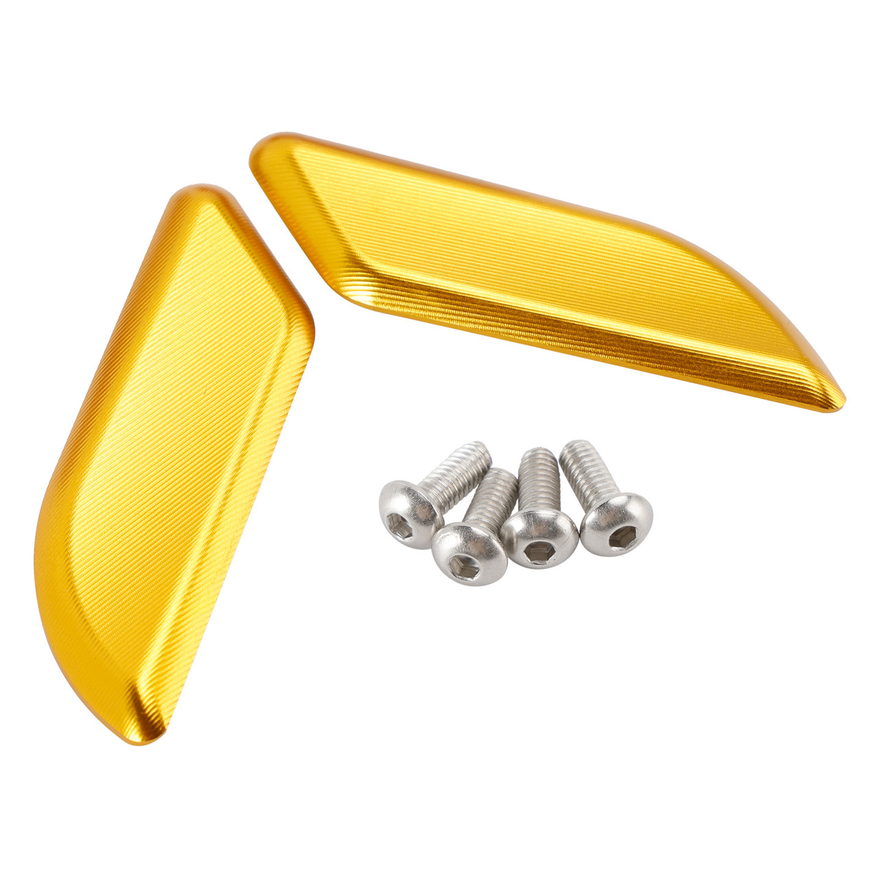 2015-2017 Ducati 959 Panigale 1299 Panigale CNC Racing Mirror Block Off Blanking Plates Gold Generic