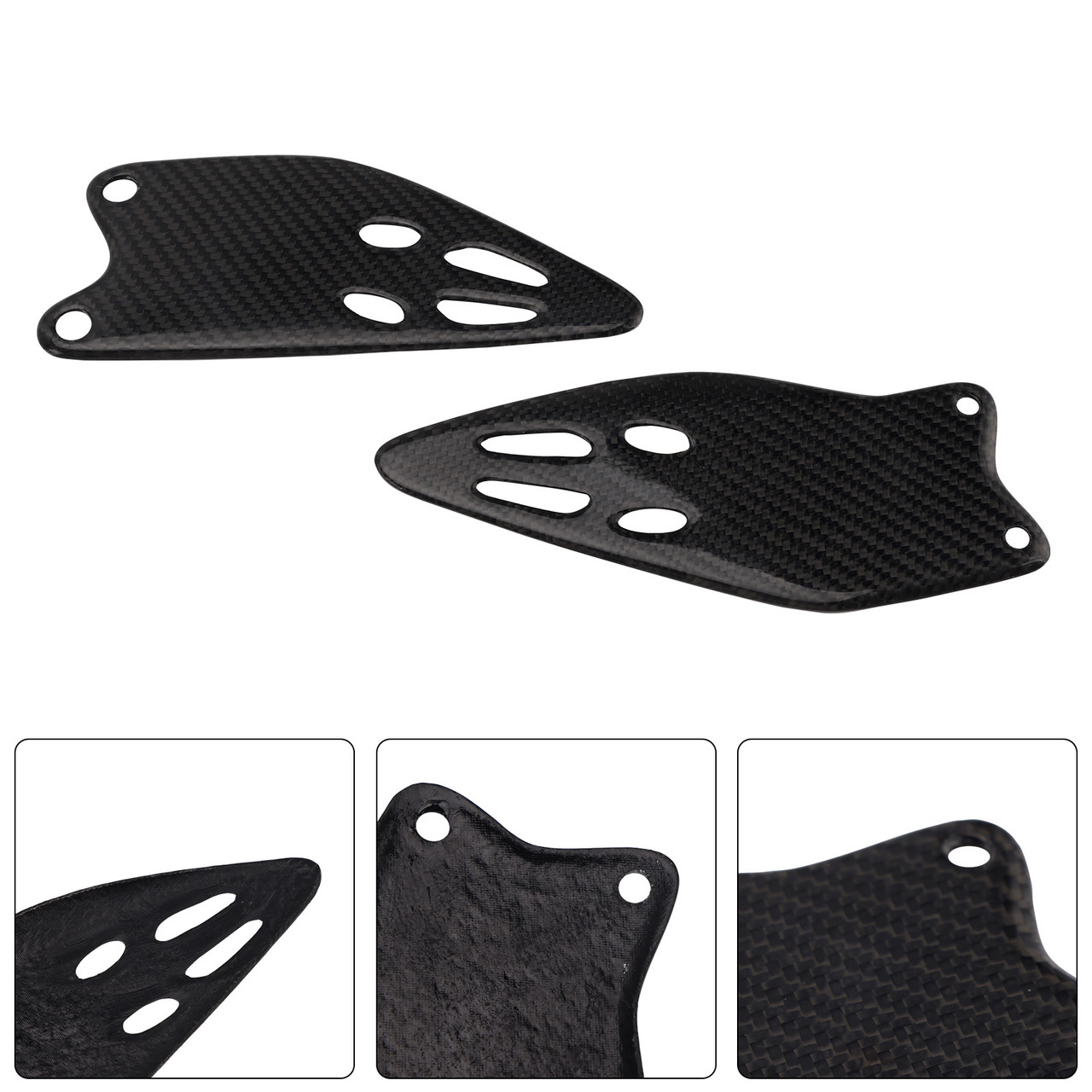 2019-2025 Kawasaki ZX-6R 636 Carbon Fiber Foot Protection Board Generic
