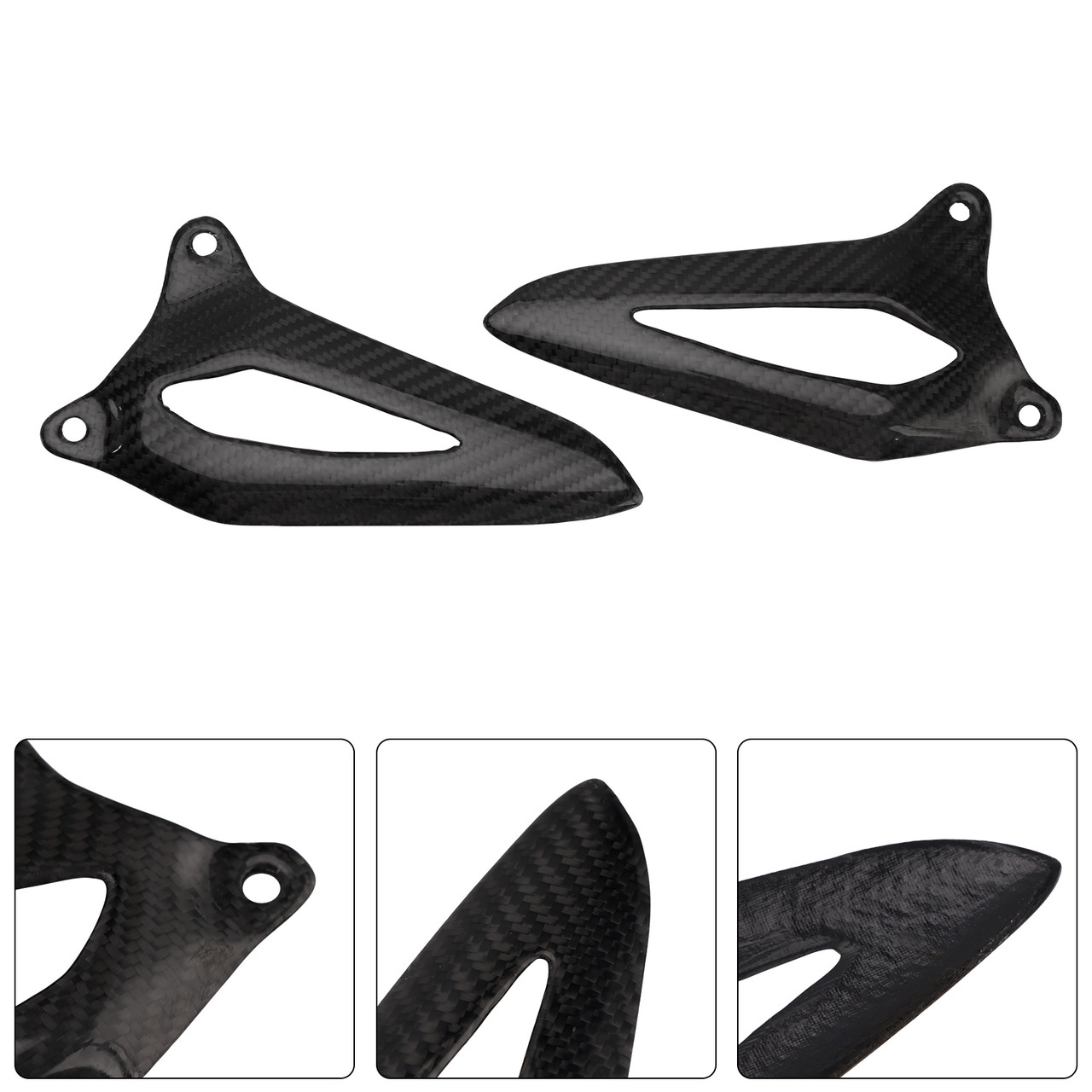 2021-2025 Triumph Speed Triple 1200RS 1200RR Carbon Fiber Foot Protection Board Generic