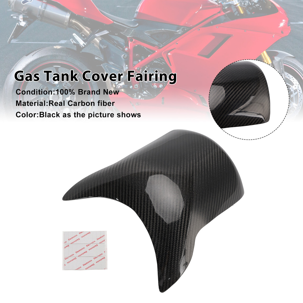 Ducati 848 1098 1198 all years Gas Tank Cover Fairing Generic