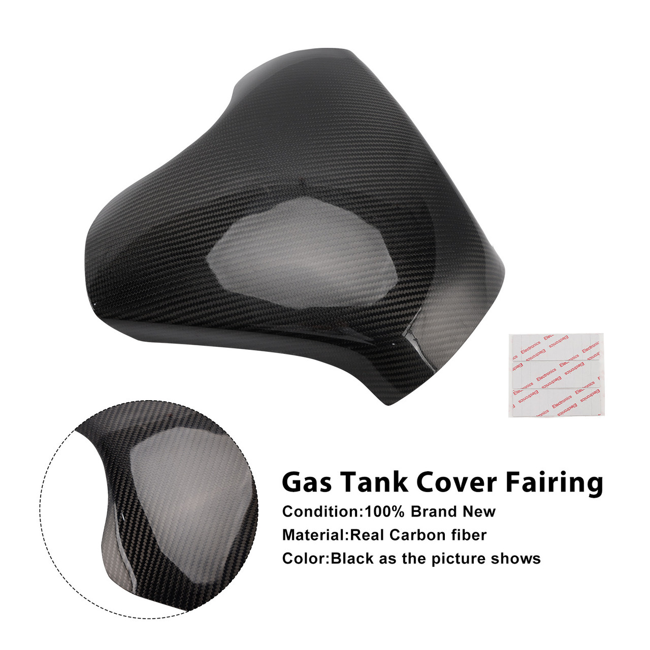 2012-2016 Honda CBR1000RR Gas Tank Cover Fairing Real Carbon Fiber Generic