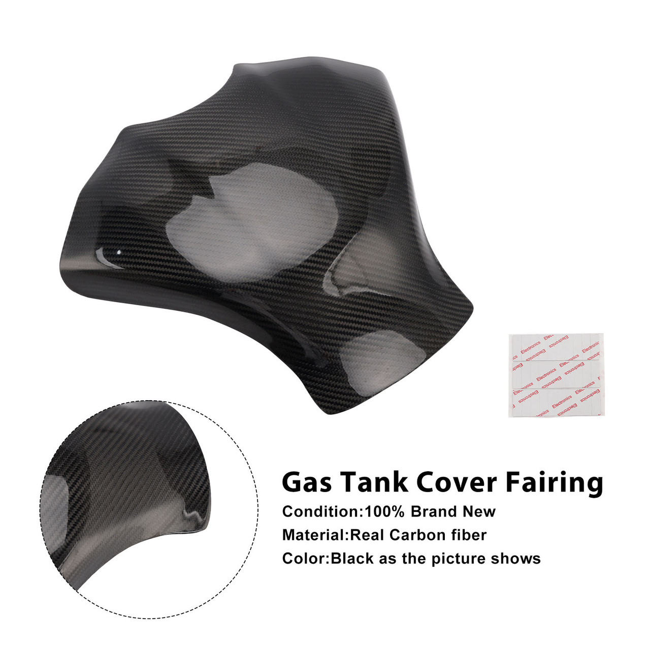 2015-2025 Yamaha YZF-R1/ R1M/ R1S Gas Tank Cover Fairing Real Carbon Fiber Generic