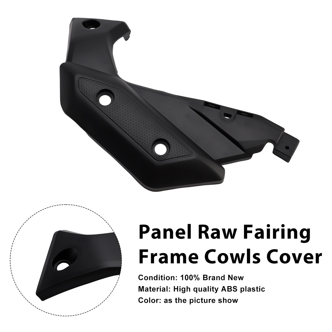 2009 -2012 Yamaha XJ6 Panel Raw Fairing Frame Cowls Cover Black Generic