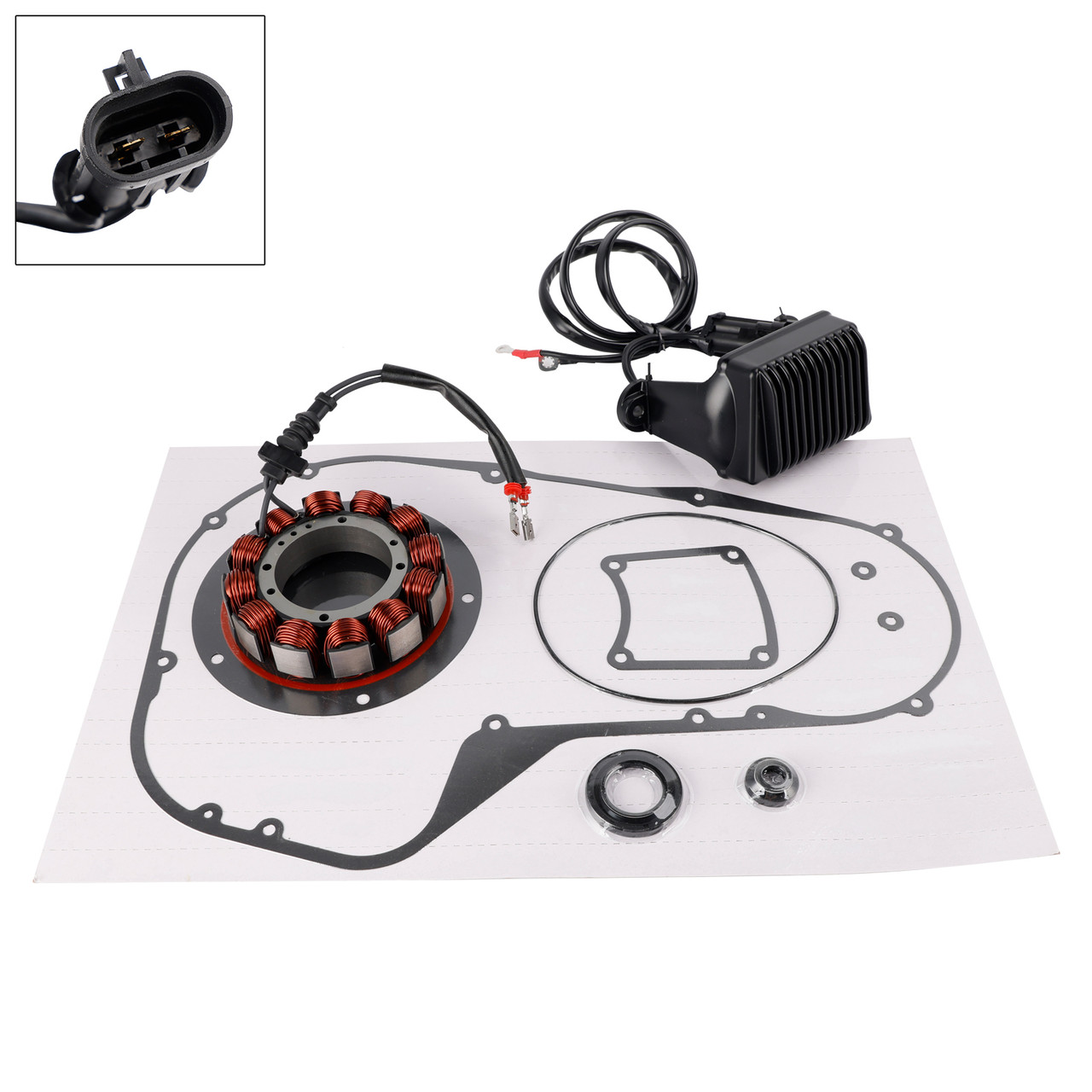 2002-2003 CVO Road King FLHRSEI Generator Stator Regulator Rectifier Gasket Generic