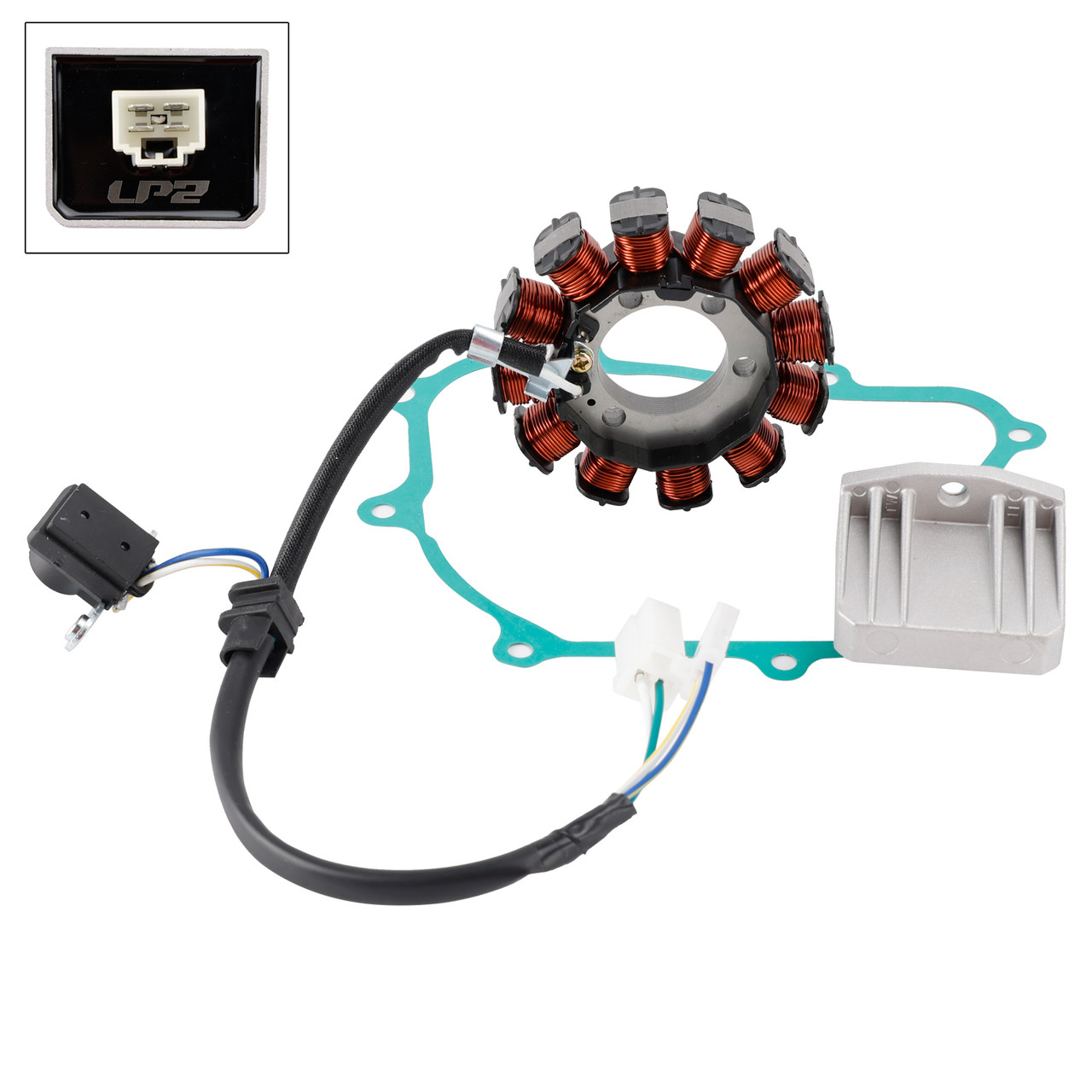 2016-2023 Honda Biz 110 BC110 Generator Stator Regulator Rectifier Gasket Set Generic