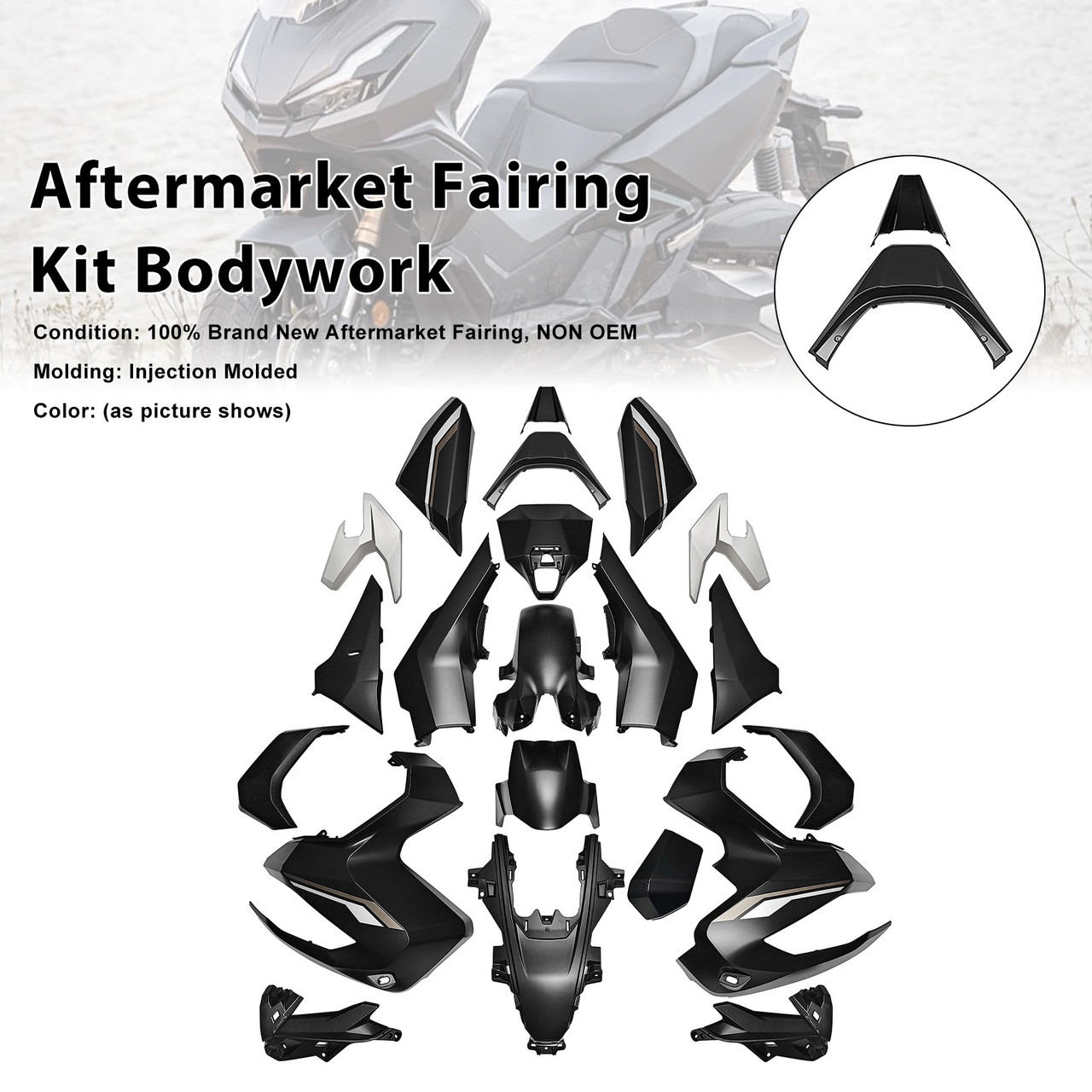 2022-2025 Honda ADV350 Aftermarket Fairing Kit Bodywork #099 Generic