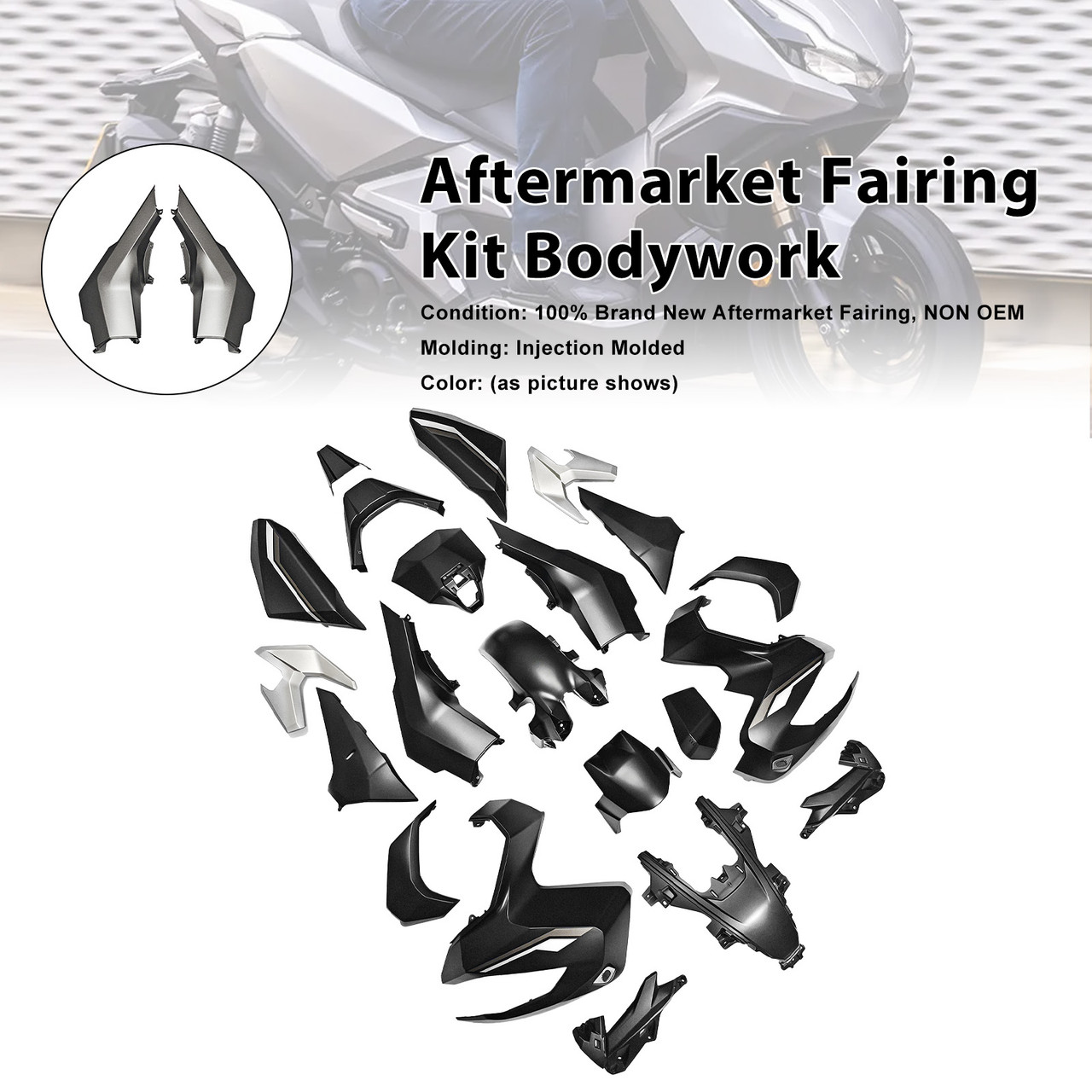 2022-2025 Honda ADV350 Aftermarket Fairing Kit Bodywork #099 Generic