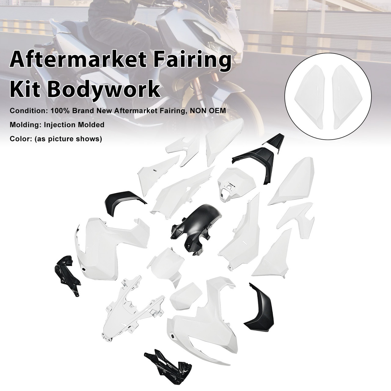 2022-2025 Honda ADV350 Aftermarket Fairing Kit Bodywork #101 Generic