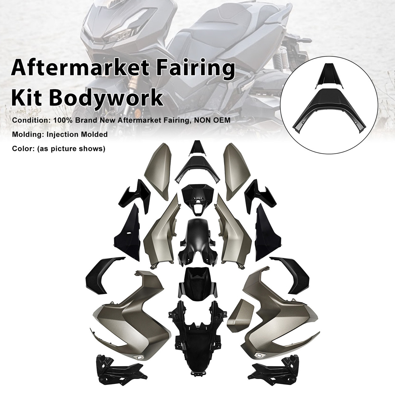 2022-2025 Honda ADV350 Aftermarket Fairing Kit Bodywork #102 Generic